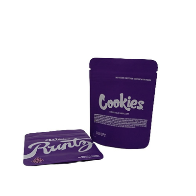comprar Bolsas de erva Mylar personalizadas Impressão digital recolocável com fecho de fecho à prova de crianças online manufacture