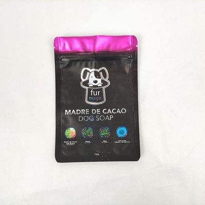 comprar Sacos de folha de alumínio 3 lados fechados com fecho de fecho Saco de embalagem Saco de armazenamento de alimentos Saco de embalagem com entalhe online manufacture