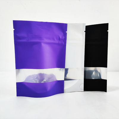 comprar Alumínio Folha Zipper Roxo Matte Stand Up Pouch Zip Lock Biodegradable Mylar Sacks online manufacture