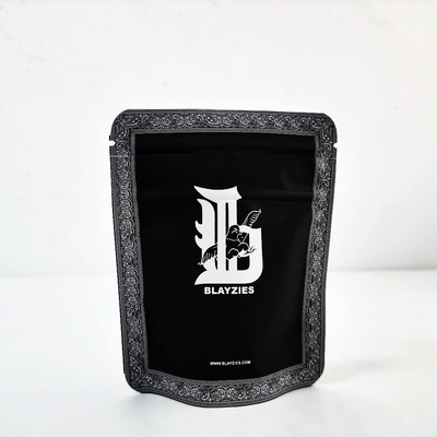 comprar Logotipo personalizado Sacos de ervas daninhas Mylar Resistente a cheiro Folha de plástico 3.5 Embalagem resistente a crianças online manufacture