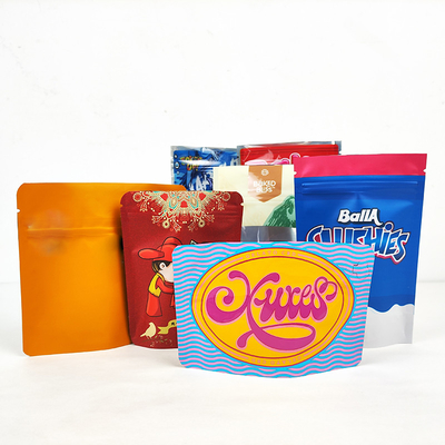 comprar Sacos de erva Mylar à prova de crianças Sacos de alimentação de suporte para crianças Sacos de impressão digital online manufacture