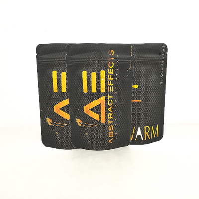 comprar Alimentos personalizados Mylar ziplockk embalagem de café sacos de embalagem à prova de odor sacos de embalagem preto mate sacos de fechadura ziplock online manufacture