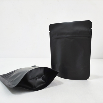 comprar 3.5g, 7g, 1oz, 1 lb Preto fosco com fecho de braço, saco de ervas daninhas resistente a cheiro online manufacture