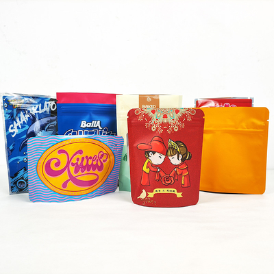 comprar ziplockk Stand Up Mylar Sacos de alimentos Gravura Impressão para Chá Doces Doces Doces Biscoitos online manufacture