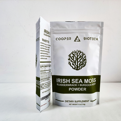 comprar Mylar Biodegradable Stand Up Pouches 350g Embalagem de alimentos para chá com ziplock online manufacture