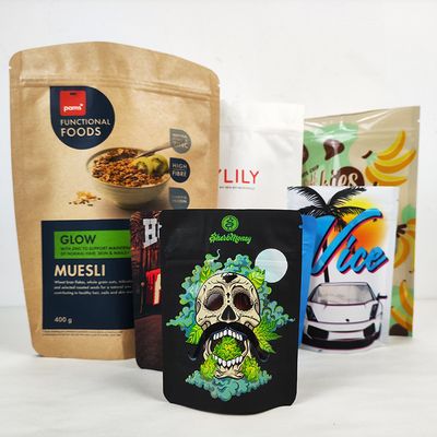 comprar Selo térmico Sacos de erva Mylar 3,5 7g 1 oz Zip Lock Proof Smell Mylar Stand Up Pouches online manufacture