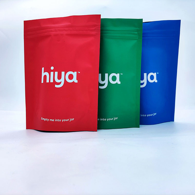 comprar Sacos de folha de alumínio de Mylar vermelho fosco com zíper e bolsas de pé Mylar online manufacture
