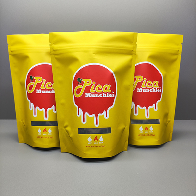 comprar Suporte superior do plástico do zíper acima do saco feito sob encomenda de Mylar do malote com janela online manufacture
