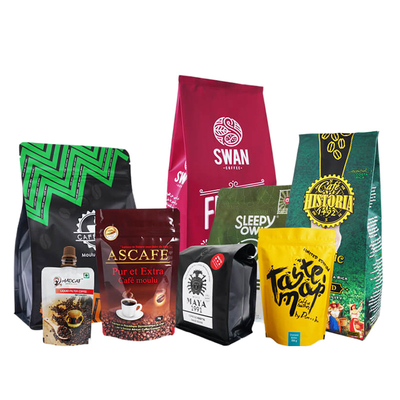 comprar Os feijões plásticos feitos sob encomenda do café ensacam o calor - OEM do saco de Mylar da folha de alumínio da selagem online manufacture