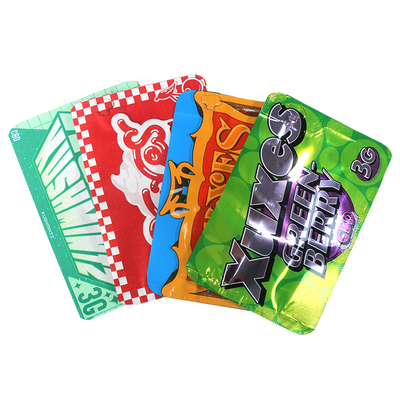 comprar Embalagem Brilhante Erva Mylar Stand Up Bags Custom Stand Up Zipper online manufacture