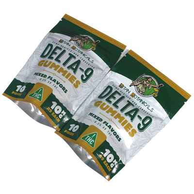 comprar Matte 7g Mylar Weed Bags Zipper Top Custom Thc Food Packaging online manufacture