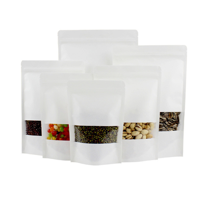 comprar Papel Branco Biodegradável Bolsas Erguidas Bolsas Doypack Com Superfície Matte online manufacture