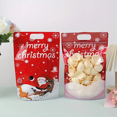 comprar Bolsas de presente de Natal com buraco de alça online manufacture
