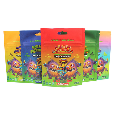 comprar Folha de alumínio Digital Impresso Stand Up Bolsas Recolocáveis Mylar Zip Lock Sacos Para Alimentos online manufacture