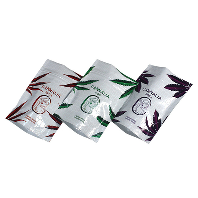 comprar Impressão personalizada 3g 7g 14g 28g Mylar Zip Lock Bags Stand Up For Edible Flower Packaging online manufacture