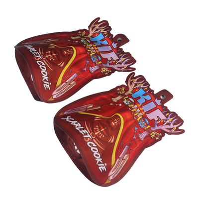 comprar Impressão personalizada 3.5G Ziplock Mylar sacos de corte a óleo bolsas de forma irregular online manufacture