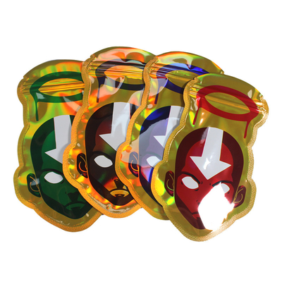 comprar Saco de embalagem personalizado Mylar Saco de plástico de corte a óleo 3.5g Saco de forma especial online manufacture