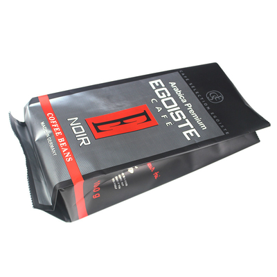 comprar Selo térmico lado negro mate saco de café de couro para cima saco de plástico ziplock 12oz online manufacture