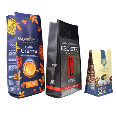 comprar Saco de embalagem de café com fecho de fechadura 250 g 500 g 1 kg Saco de café de papel alumínio com desgaseificação online manufacture