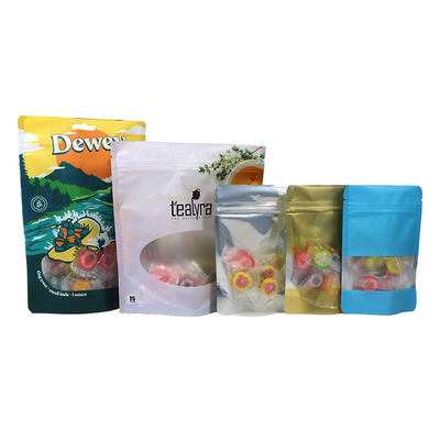 comprar Embalagem de plástico transparente de janela de pé de bolsa personalizada para isco de pesca online manufacture