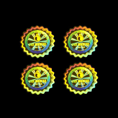 comprar Holographic Security Qr Code Hologram Sticker Autoaderente Rainbow Round Sticker online manufacture