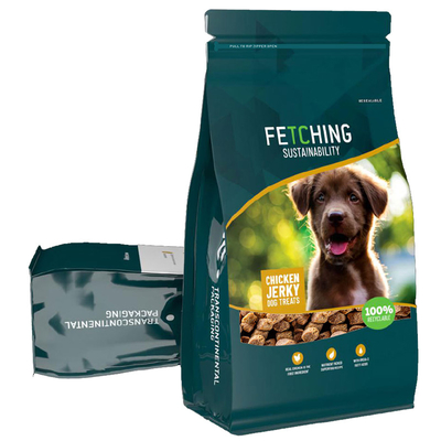 comprar Eco Amigável Biodegradável Snacks para animais de estimação Gusset lateral Flat bottom Stand up pouch online manufacture