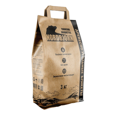 comprar Saco de papel Kraft impresso de lado personalizado Saco de embalagem biodegradável selado a calor para café online manufacture