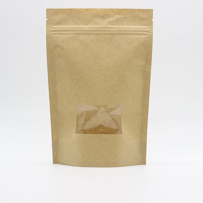 comprar Sacos de papel castanho com janela transparente online manufacture