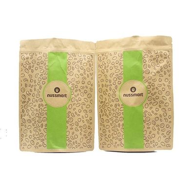 comprar Customizado Impresso Ziplockk Papel Kraft Castanho Stand Up Pouch para Chá Stand Up Zipper Bag online manufacture