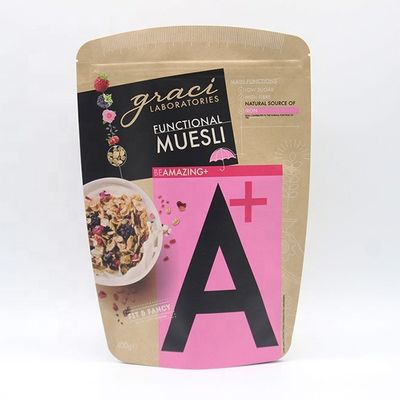 comprar Embalagens de café personalizadas Bolsas de papel Kraft com sacos de fecho Bolsas de impressão para chá online manufacture