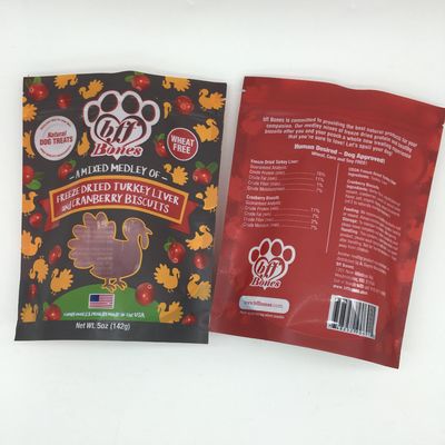 comprar Bolsas de embalagem de alimentos personalizadas refeitáveis Bolsas ziplockk de papel alumínio com janela OEM / ODM online manufacture