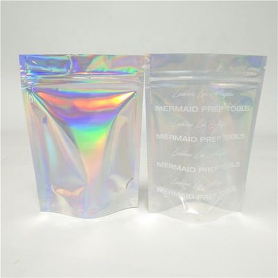 comprar PE OPP Holográfico Stand Up Pouch Reutilizável Zip Lock Alumínio Folha de Saco ODM online manufacture