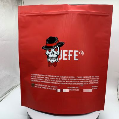 comprar 1 Pound Mylar Aluminum Foil Bags 110 Mircons Red Flat Foil Bags online manufacture