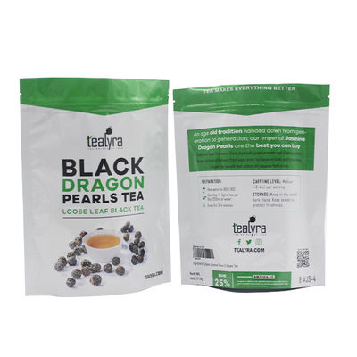 comprar Embalagem de café biodegradável Bolsa de lágrima de entalhe à prova de crianças 2 oz sacos de café online manufacture