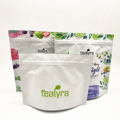comprar Sacos comestíveis do alimento do empacotamento plástico do zíper Resealable dos saquinhos de chá da prova do cheiro da folha online manufacture