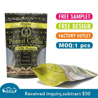 comprar 120 Microns Stand Up Food Bags Doypack Sealing Foil Bags SGS online manufacture