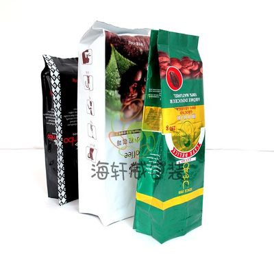 comprar Bolsa de Stand Up Reusable Laminada sob medida Embalagem de alimentos de lado Bolsa de café de plástico de alumínio com válvula online manufacture