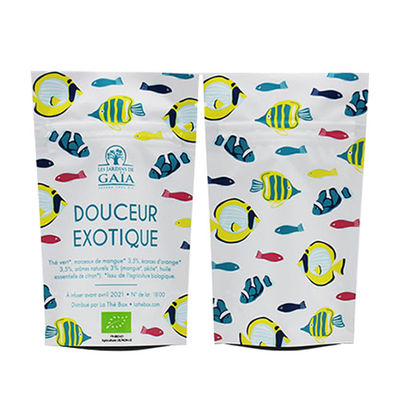 comprar Embalagem de bolsas de qualidade alimentar Fechadura de fechadura por fechadura de fechadura à prova de cheiro Bolsa Amigável ao ambiente para embalagens de alimentos online manufacture
