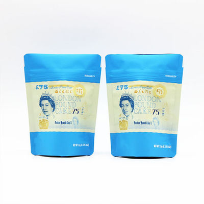 comprar EPI Sacos Gusset Flat Bottom 150g Sacos Mylar Stand Up 5,1 polegadas de largura online manufacture