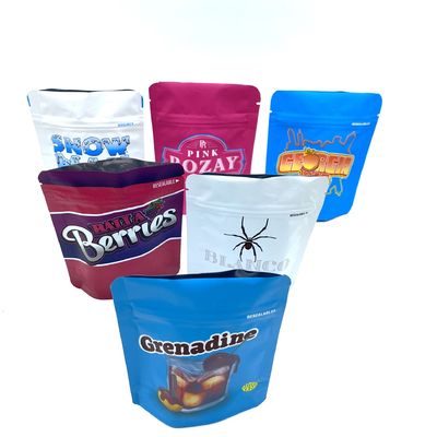 comprar Edibles Mylar Stand Up Pouches LDPE Zipper Stand Up Food Bag online manufacture