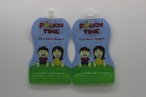 Saco de embalagem de plástico de 100 ml de forma especial para bebidas refrigeradas