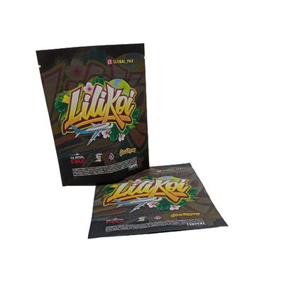 Sacos de ervas daninhas Mylar 35g Selo de três lados para embalagem Ervas daninhas