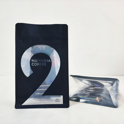 1 kg de volume Saco de café de fundo plano com válvula de sentido único Impressão digital PET/VMPET/PE