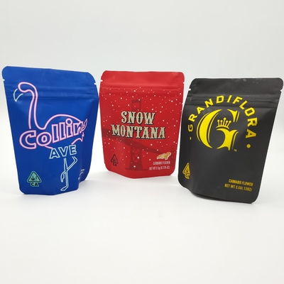 Impressão à prova de odor Saco Mylar 3.5g 7.0g 14g 28g 1lb onça Embalagem de alimentos personalizada
