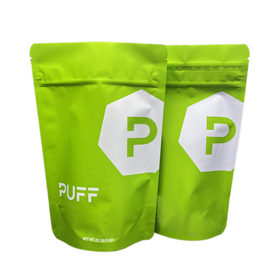 Matt erva Mylar Proof de cheiro Soft Touch Sacks para comida erva