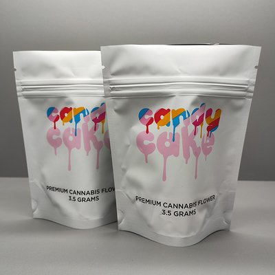 3.5g erva flor embalagem toque suave bolsa Mylar bolsa Mylar ziplockk Stand Up sacos