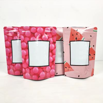 Sacos Mylar de fecho impresso sob medida para embalagens de alimentos