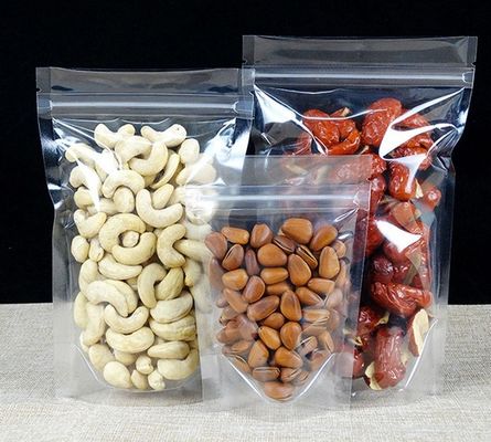 Bolsas transparentes para embalagens de alimentos