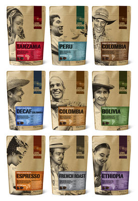 Bolsas de apoio de Kraft OEM