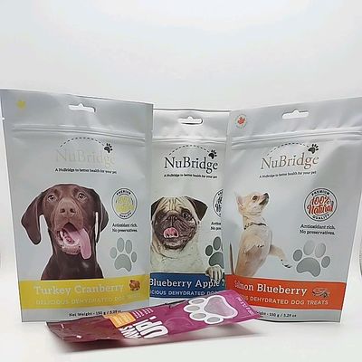 Impressão CMYK Bolsas de papel refeitáveis Embalagens para cães
